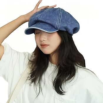 帽子 Beret 8 panel denim ML cph 81K+D8+efUL._AC_AC_SY350_QL65_.jpg